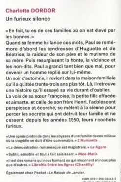 Un furieux silence, Charlotte Dordor