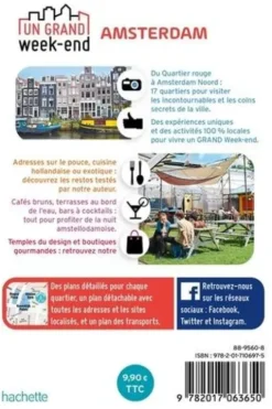 Un grand week-end à Amsterdam. Edition 2021. Avec 1 Plan détachable, Marjolaine Koch