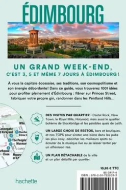 Un grand week-end à Edimbourg. Avec 1 Plan détachable, Hachette