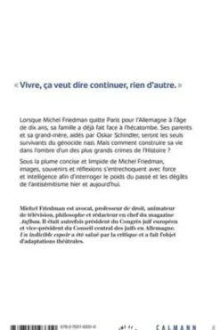 Un indicible espoir, Michel Friedman