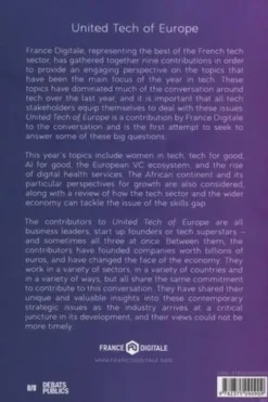United Tech of Europe. Edition 2019. Edition en anglais, France digitale