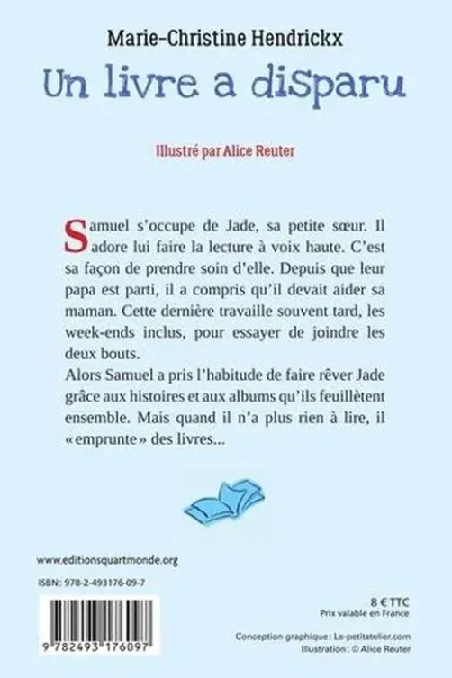 Un livre a disparu, Marie-Christine Hendrickx