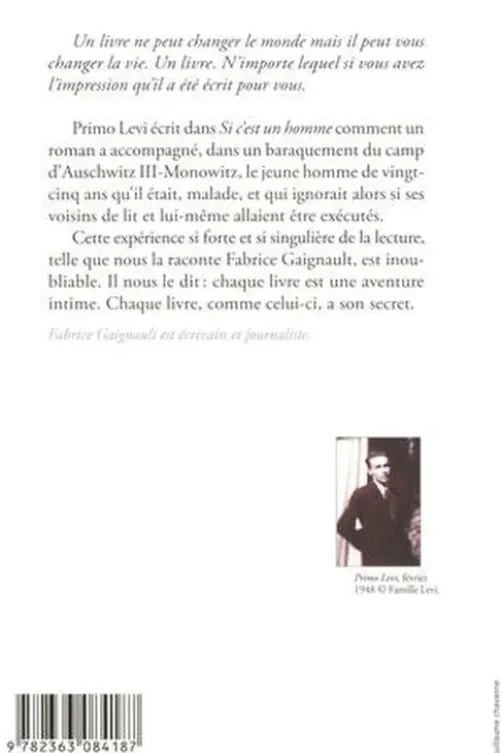 Un livre, Fabrice Gaignault