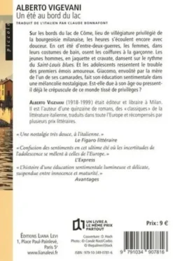 Un été au bord du lac, Alberto Vigevani