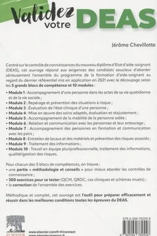 Validez votre DEAS. Aide-soignant, Jérôme Chevillotte