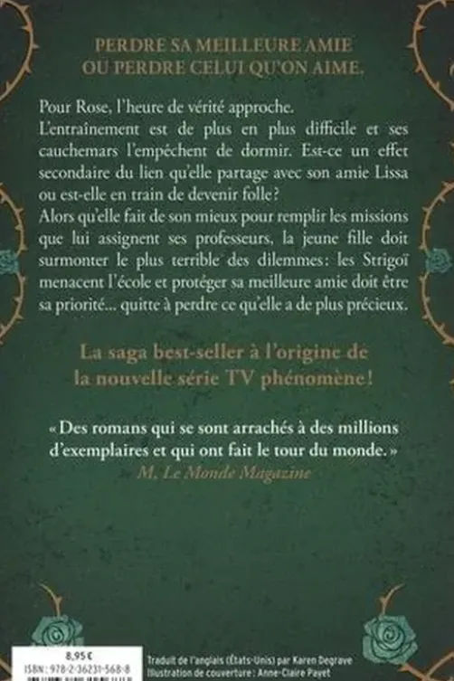 Vampire Academy Tome 3 : Baiser de l'ombre, Richelle Mead