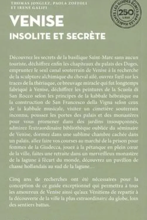 Venise insolite et secrète, Thomas Jonglez