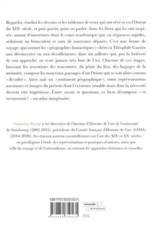 Vers l'Orient, géographies d'un désir, Christine Peltre