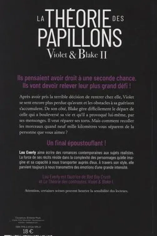 Violet & Blake Tome 2 : La théorie des papillons, Lou Everly