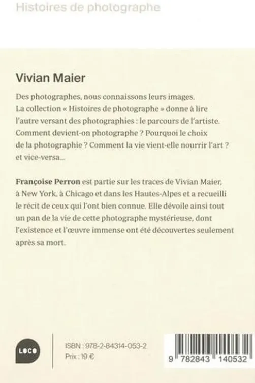 Vivian Maier, en toute discrétion, Francoise Perron
