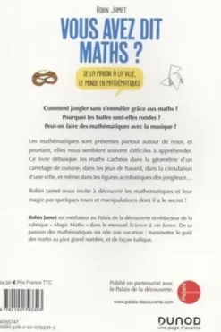 Vous avez dit maths ? De la maison à la ville, le monde en mathématiques, Robin Jamet