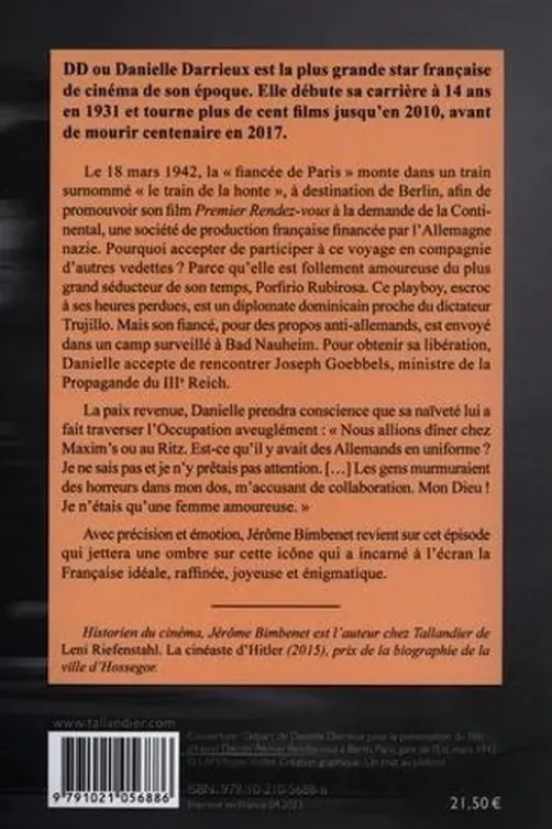 Voyage à Berlin. Danielle Darrieux sous l'Occupation, Jérôme Bimbenet