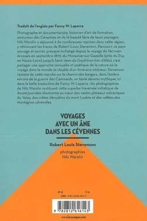 Voyages avec un âne dans les Cévennes, Robert Louis Stevenson