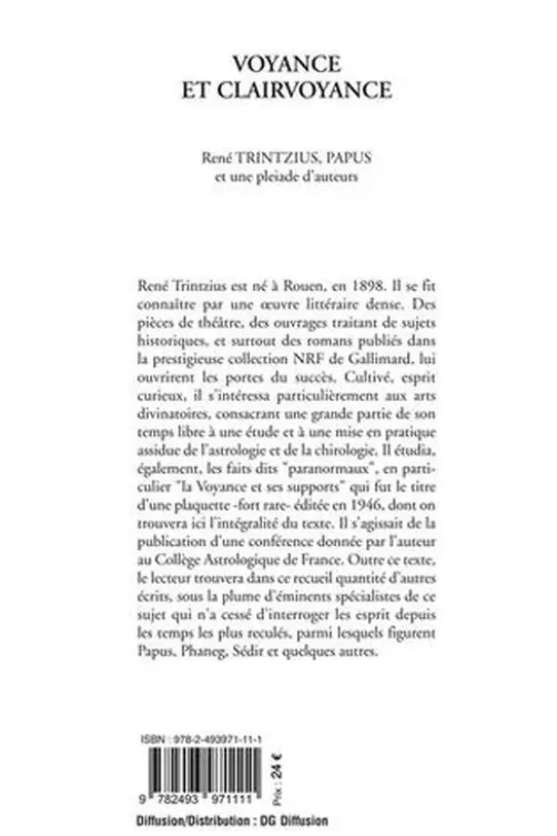Voyance et clairvoyance, Papus