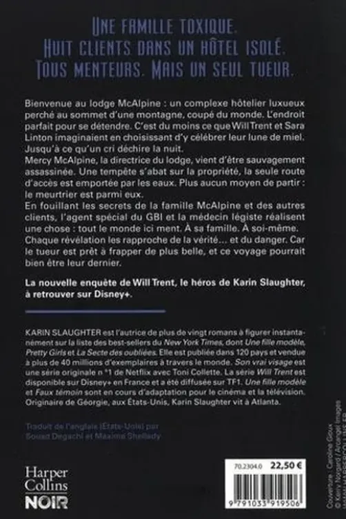 Will Trent : Le mensonge dans le sang, Karin Slaughter