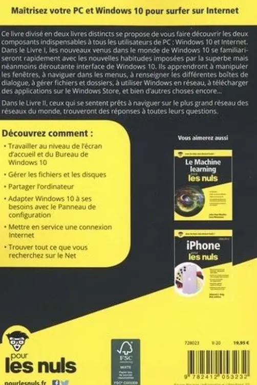 Windows 10 et Internet pour les nuls. 5e édition, Andy Rathbone