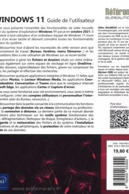 Windows 11. Guide de l'utilisateur, Gilles Balmisse