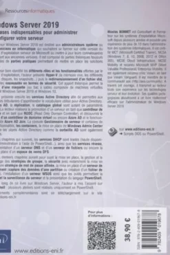 Windows Server 2019. Les bases indispensables pour administrer et configurer votre serveur, Nicolas Bonnet