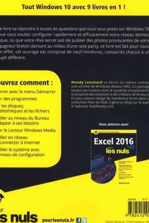 Windows 10 tout en 1 pour les nuls. 3e édition, Woody Leonhard