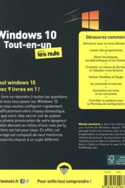 Windows 10 tout en 1 pour les nuls. 6e édition, Woody Leonhard