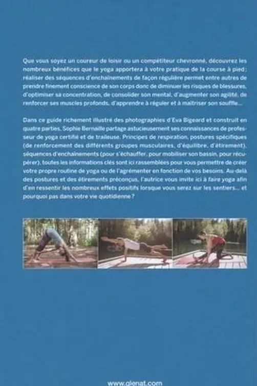 Yoga et trail. Postures clés pour s'améliorer en trail, Sophie Bernaille